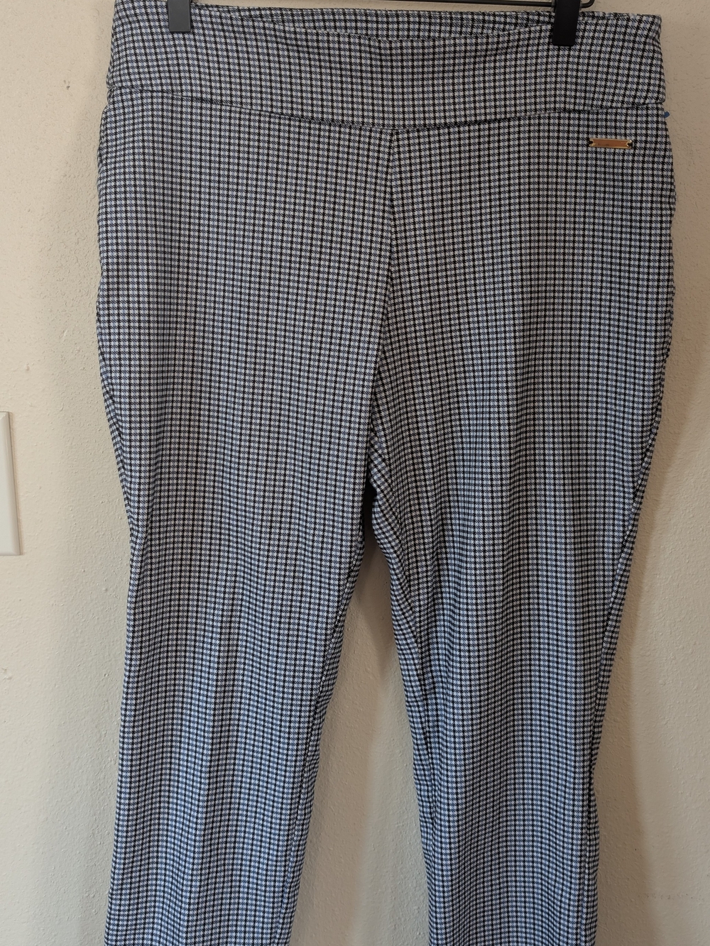 Counterparts Black, White and Light Blue Houndstooth Pants PL